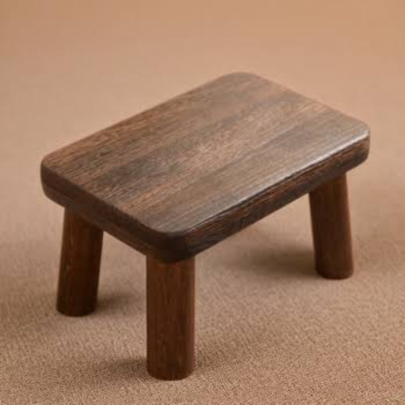【天然木使用】北欧風 木製丸スツール カフェ風 ミニチェア 玄関椅子 スタッキング可能
